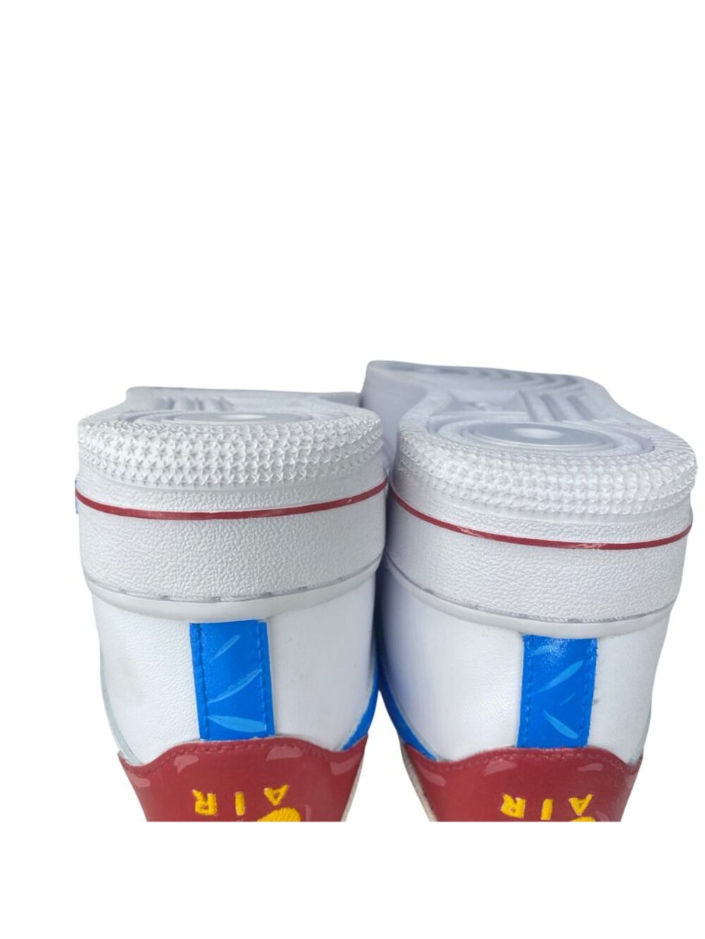 Nike Air Force 1 White leather Hand paint Sonic the Hedgehog Men's sz8 - Picture 11 of 11